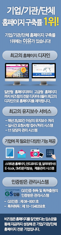 홈페이지 구축률 1위